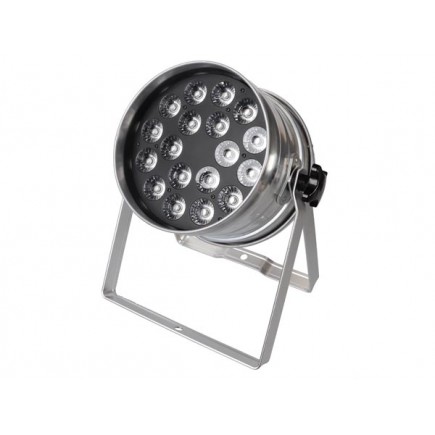HQ Power LED PAR 64 RGBW 18 x 4 W - CHROM